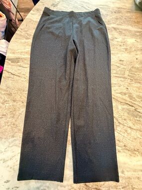 Max Studio London Black Pull On Wide Leg Pants Size Medium